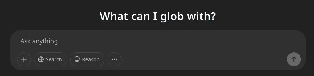 chat with tinyglobby